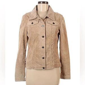 For Joseph Vintage light tans Suede Jacket size XL